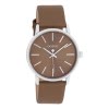 Oozoo Damen Armbanduhr Timepieces Analog Leder braun UOC11368