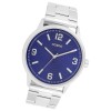 Oozoo Unisex Armbanduhr Timepieces Analog Metallband silber UOC11503