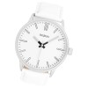 Oozoo Unisex Armbanduhr Timepieces Analog Lederband wei UOC11512