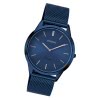 Oozoo Damen Armbanduhr Ultra Slim C20008 Quarzwerk Edelstahl blau UOC20008