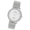 Oozoo Damen Armbanduhr Vintage Analog Edelstahl silber UOC20051