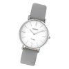 Oozoo Damen Armbanduhr Ultra Slim C20082 Analog Leder grau UOC20082