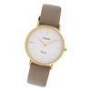 Oozoo Damen Armbanduhr Ultra Slim C20089 Analog Leder hellbraun UOC20089