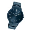 Oozoo Damen Armbanduhr Ultra Slim C20102 Analog Edelstahl dunkelblau UOC20102