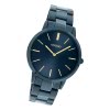 Oozoo Damen Armbanduhr Ultra Slim C20105 Analog Edelstahl dunkelblau UOC20105
