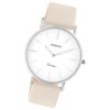 Oozoo Damen Armbanduhr Vintage Series Analog Leder beige UOC20250