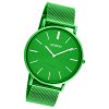 Oozoo Damen Armbanduhr Vintage Series C20273 Analog Metall Mesh grn UOC20273