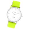Oozoo Damen Armbanduhr Vintage Series C20300 Analog Leder gelbgrn UOC20300