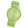 Oozoo Damen Armbanduhr Vintage Analog Edelstahl grn UOC20330