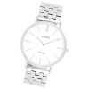 Oozoo Damen Armbanduhr OOZOO Vintage Analog Metallband silber UOC20400