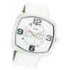 Oozoo Damen Armbanduhr Timepieces Analog Leder wei UOC3260A