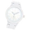 Oozoo Unisex Armbanduhr Vintage Series Analog Kunststoff wei UOC4115A