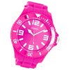 Oozoo Unisex Armbanduhr Vintage Series Analog Silikon pink UOC4166A