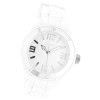 Oozoo Unisex Armbanduhr Vintage Series Analog Silikon wei UOC4170A