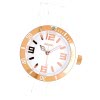 Oozoo Unisex Armbanduhr Vintage Series Analog Silikon wei UOC4171A