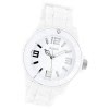 Oozoo Unisex Armbanduhr Vintage Series Analog Silikon wei UOC4172A