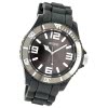 Oozoo Unisex Armbanduhr Vintage Series Analog Silikon dunkelgrau UOC4173A