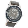 Oozoo Unisex Armbanduhr Vintage Series Analog Leder taupe grau UOC4273A