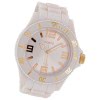 Oozoo Damen Armbanduhr Timepieces Analog Silikon wei UOC4344A