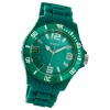 Oozoo Damen Armbanduhr Timepieces Analog Silikon grn UOC4351A