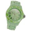 Oozoo Unisex Armbanduhr Vintage Series Analog Silikon hellgrn UOC4359A