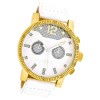 Oozoo Unisex Armbanduhr Vintage Series Analog Leder wei UOC4796A