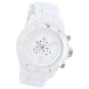 Oozoo Unisex Armbanduhr Vintage Series Analog Silikon wei UOC4832A