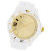 Oozoo Damen Armbanduhr Timepieces Analog Silikon wei UOC5043A