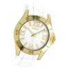 Oozoo Unisex Armbanduhr Vintage Series Analog Silikon wei UOC5711A