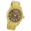 Oozoo Unisex Armbanduhr Vintage Series Analog Metall gold UOC5728A