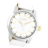 Oozoo Damen Armbanduhr Timepieces Analog Leder wei UOC6116A