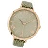 Oozoo Damen Armbanduhr Timepieces Analog Leder grn UOC9170A