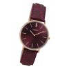Oozoo Damen Armbanduhr Ultra Slim C9305 Analog Leder lila UOC9305
