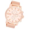 Oozoo Herren Armbanduhr Timepieces Analog Metall rosegold UOC9438A