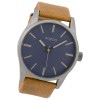 Oozoo Herren Armbanduhr Timepieces Analog Leder braun UOC9625A