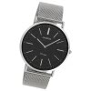 Oozoo Damen Armbanduhr Timepieces Analog Metall silber UOC9895A
