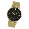Oozoo Herren Armbanduhr Vintage Series C9913A Analog Edelstahl gold UOC9913A