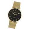 Oozoo Damen Armbanduhr Vintage Series Analog Edelstahl gold UOC9914A