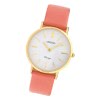 Oozoo Damen Armbanduhr Ultra Slim C9977 Analog Leder rosa UOC9977
