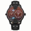 Police Herrenuhr Leder schwarz Police Huntley Armbanduhr UPOA0022001