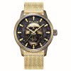 Police Herrenuhr Edelstahl gold Police Raho Armbanduhr UPOG0005504