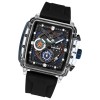 Police Herrenuhr Silikon schwarz Police Clout Armbanduhr UPOO0052401