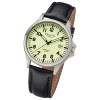 Regent Herren Armbanduhr Analog Lederarmband schwarz UR1092569
