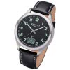 Regent Herren Funkuhr Analog-Digital Lederarmband schwarz wei UR1501562