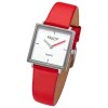 Regent Damen Armbanduhr Analog Lederarmband rot UR2154096