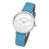 Regent Damen Armbanduhr Analog BA-592 Quarz-Uhr Leder trkis URBA592