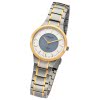 Regent Damen Armbanduhr Analog Metallarmband silber gold URBA713