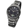 Regent Herren Funkuhr Analog-Digital Metallarmband schwarz URBA716