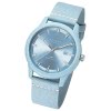 Regent Herren Armbanduhr Analog Nylonarmband hellblau wei URBA737