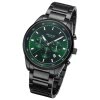 Regent Herren Armbanduhr Analog Metallarmband schwarz URBA758